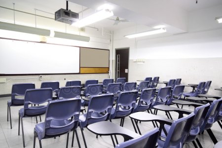 depositphotos 11471501 stock photo empty classroom with chair and
